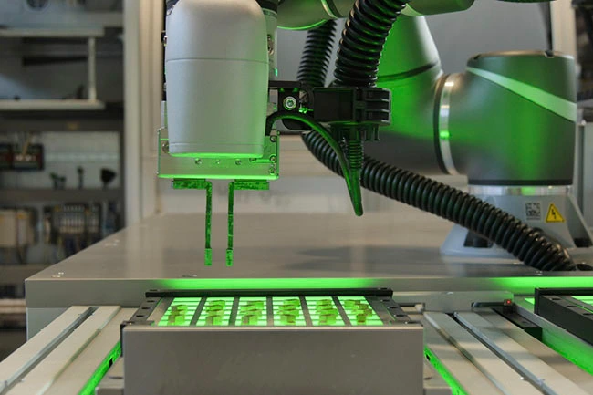 Dimac spc-360 automatische Maschine für die Erstmusterprüfung entlang der Transfermaschine in der Werkstatt